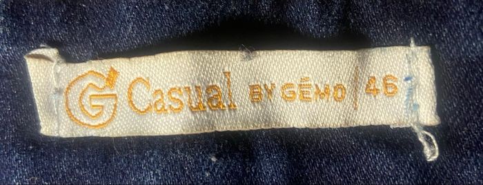 Bermuda jean »Gémo »bleu marine - photo numéro 6