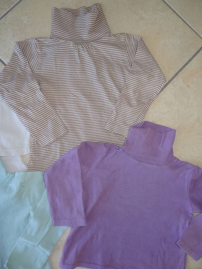 Lot de 4 cols roulés T 4ans - photo numéro 3