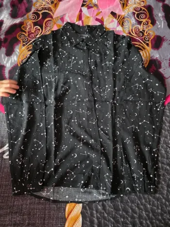 Chemise fille galaxie