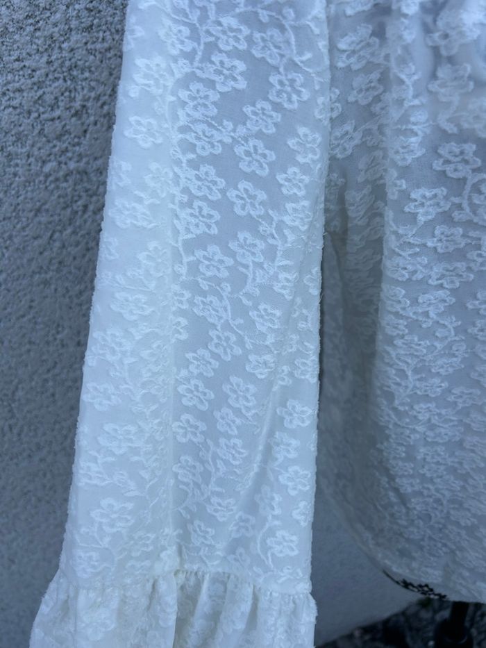 Blouse blanche cache cache - photo numéro 3