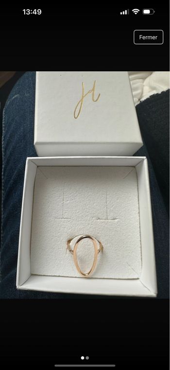 Bague neuve acier inoxydable