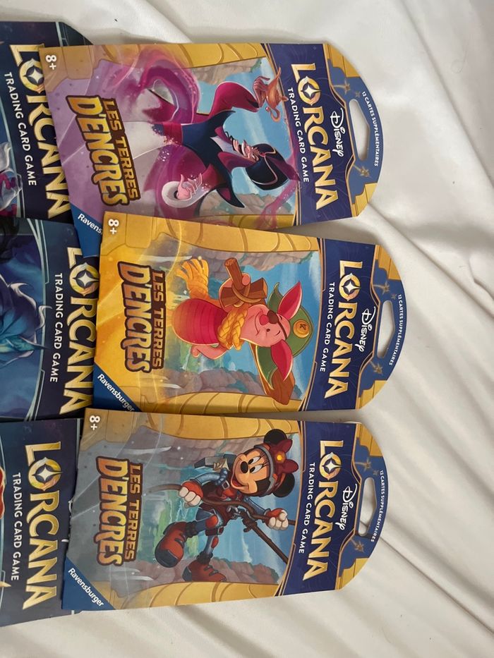 Lorcana booster blister terres d’encres retour Ursula chapitre 3 et 4 artset - photo numéro 2