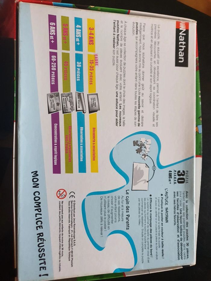 Puzzle 30 pièces avec poster 4 ans et + - photo numéro 8