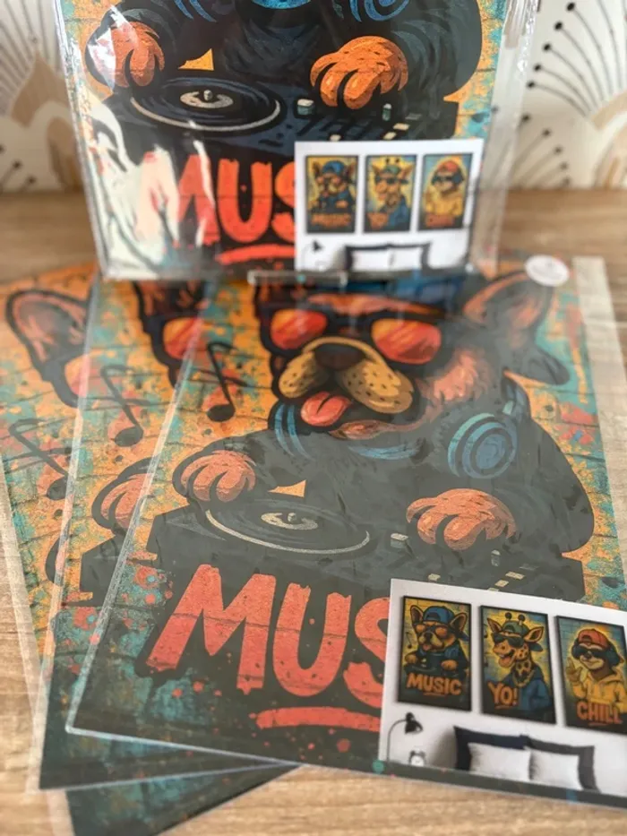 Affiches Music / Yo / Chill pour chambre enfant - photo numéro 2