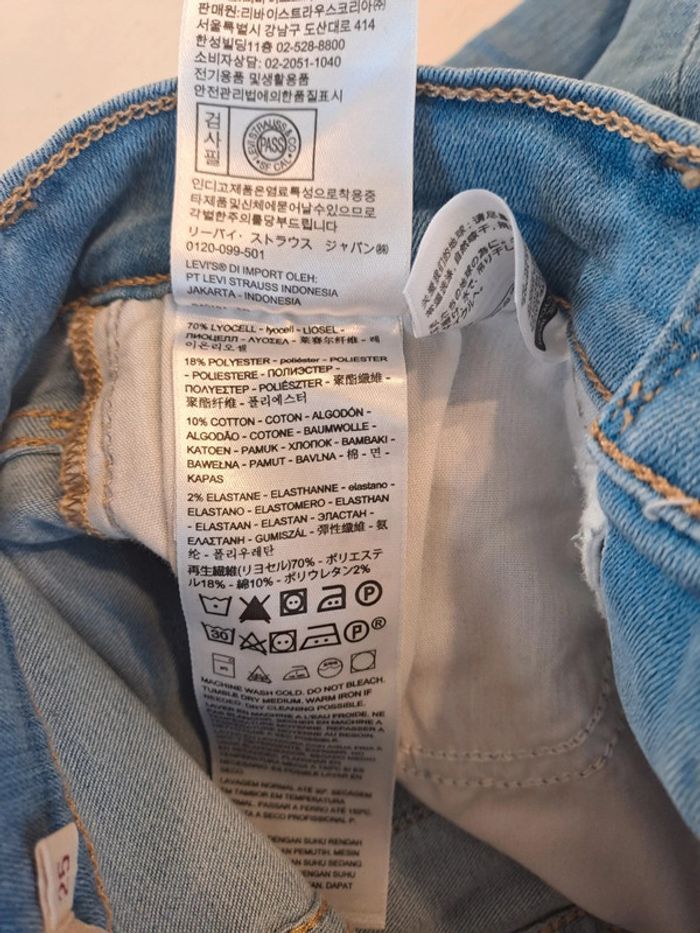 Jeans Levi's 724 high-rise straight 25x30 neuf - photo numéro 5