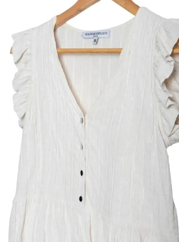 Robe blanche Mademoiselle D Paris – taille 36 - photo numéro 4