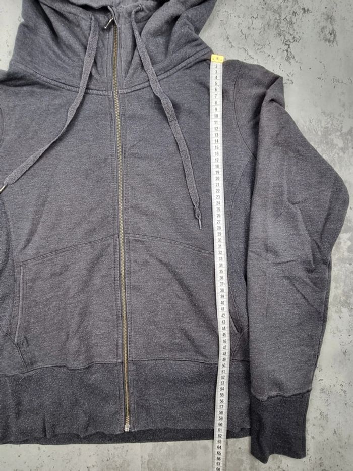 Gilet zippé à capuche Champion – Gris – Taille XL Femmes (mesures en photos) - photo numéro 8