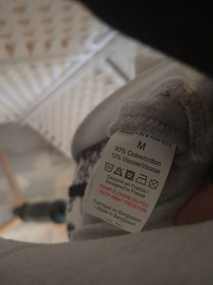 Joli sweat American College USA gris chiné femme TM / 38 - photo numéro 8