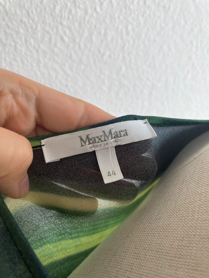 Robe verte à motif Max Mara - photo numéro 5