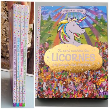 Cherche et trouve 🦄 Où sont cachées les Licornes au pays des contes ? 🦄