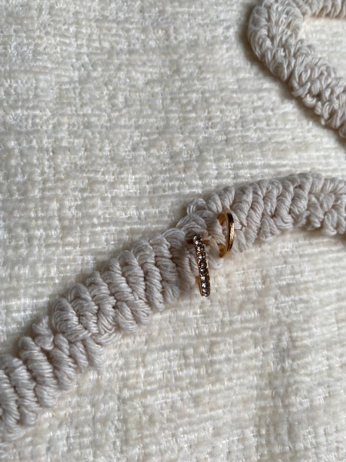 Lot bagues d’oreilles doré très tendance - photo numéro 4