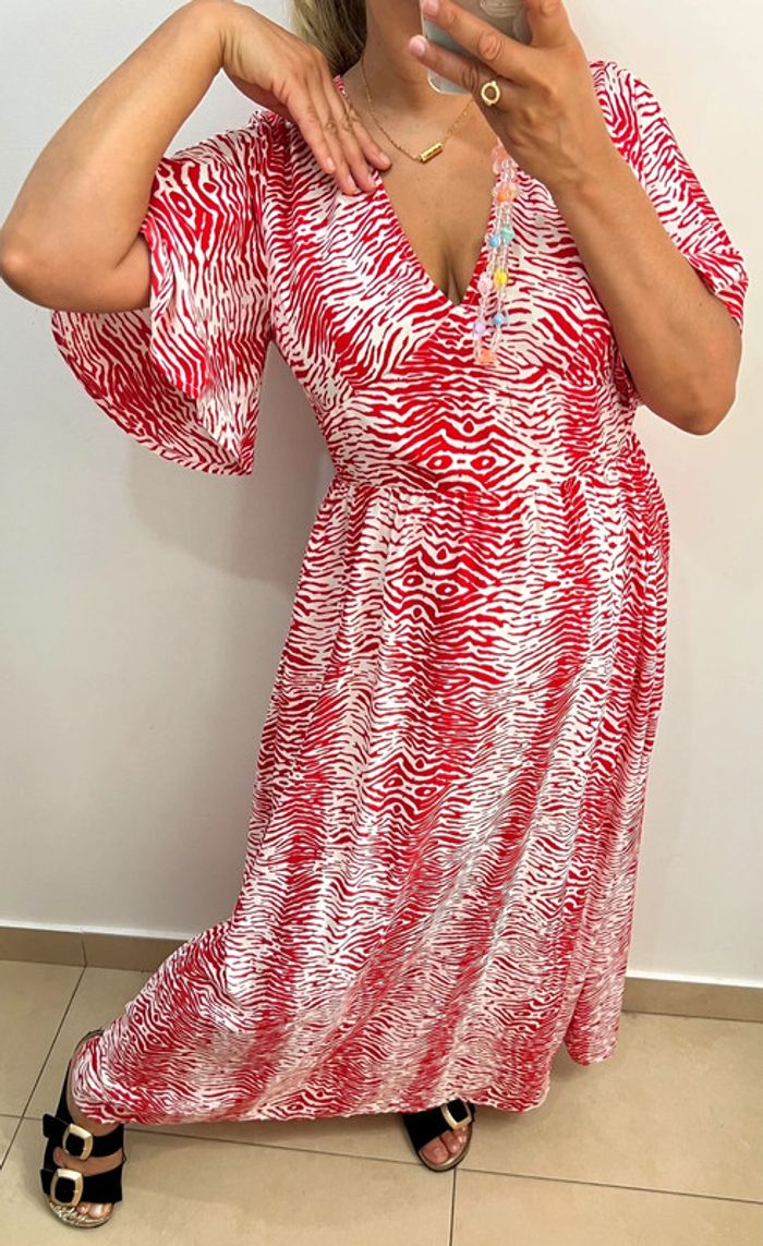 🌺Robe longue imprimée Taille M-L - photo numéro 5
