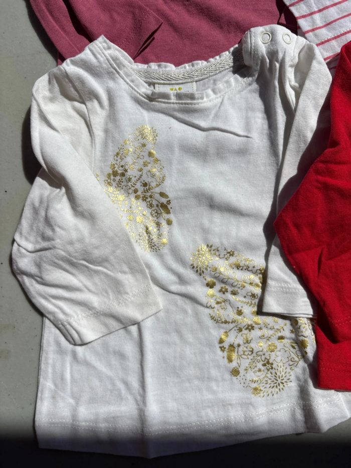 lot de 6 t-shirt manches longues - photo numéro 5