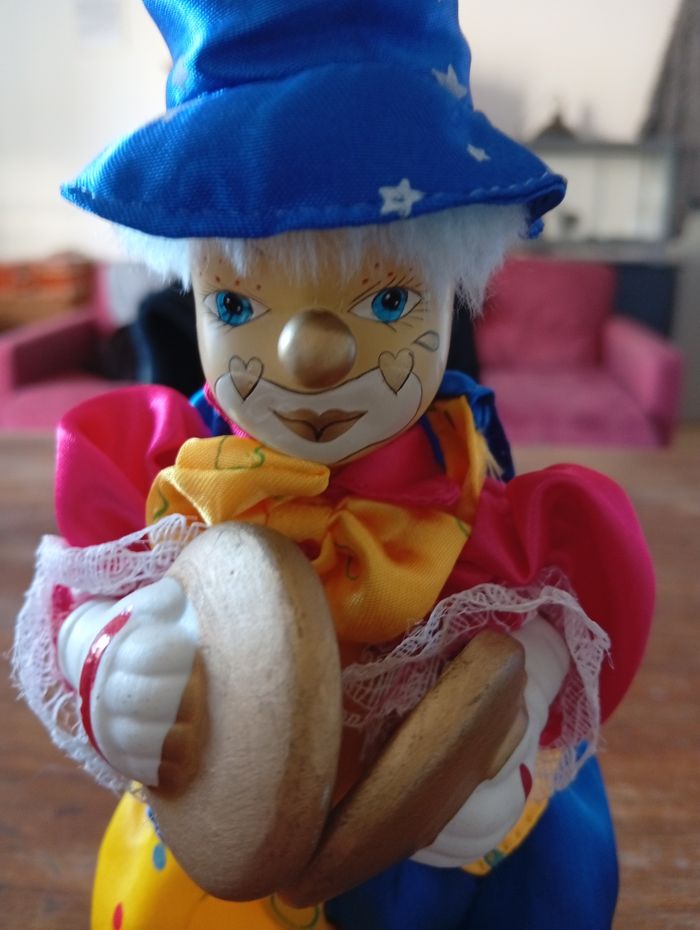 Décoration clown en platre - photo numéro 2