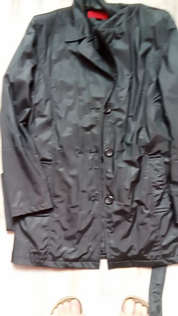 Veste noire imperméable