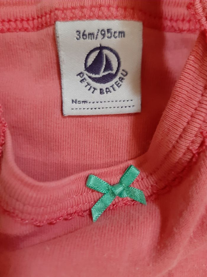 lot de 2 bodies bretelles fille - Petit Bateau - 2 ans - photo numéro 3