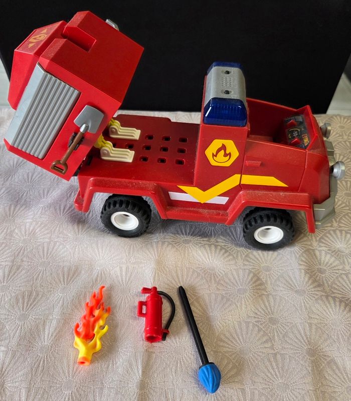 Camion pompiers playmobil - photo numéro 2