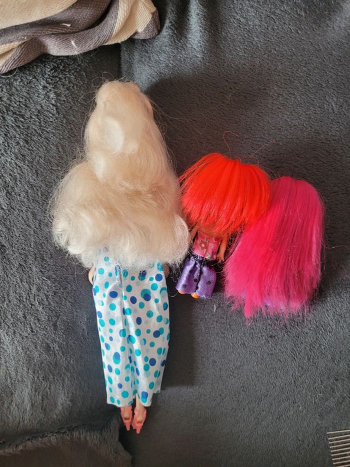 Lot 3 poupées style barbie - photo numéro 2