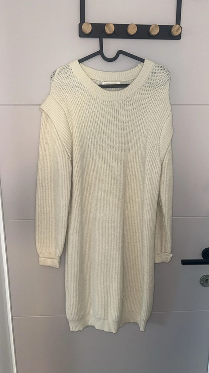 Robe en laine beige Hangar 86