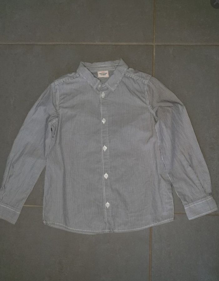 Chemise manches longues à rayures 5ans