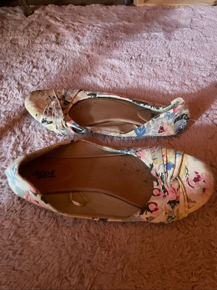 Ballerines blanches imprimer - photo numéro 3