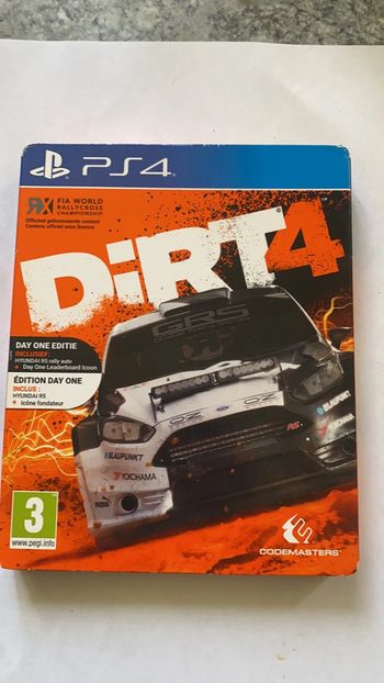 dirt 4 steelbook ps4