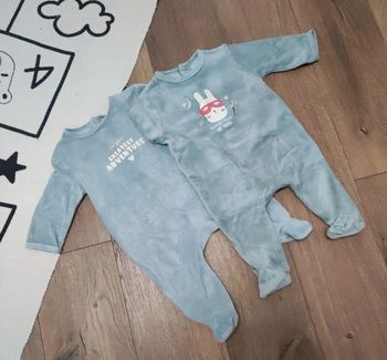 Lot de 2 pyjamas Kiabi 3 mois