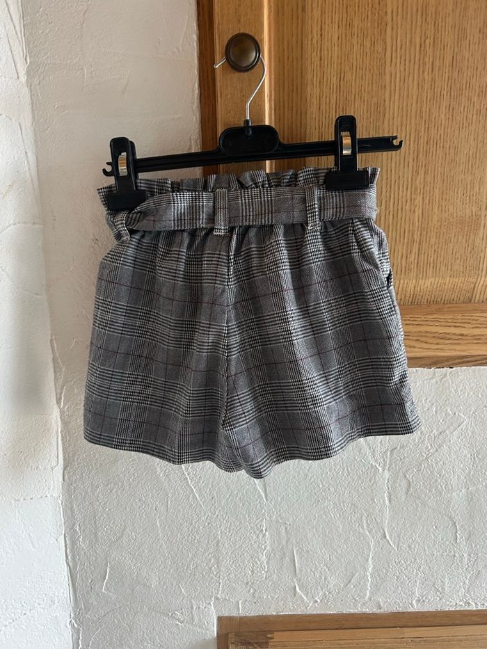 Short gris à carreaux Liberto - taille 8 ans - photo numéro 2