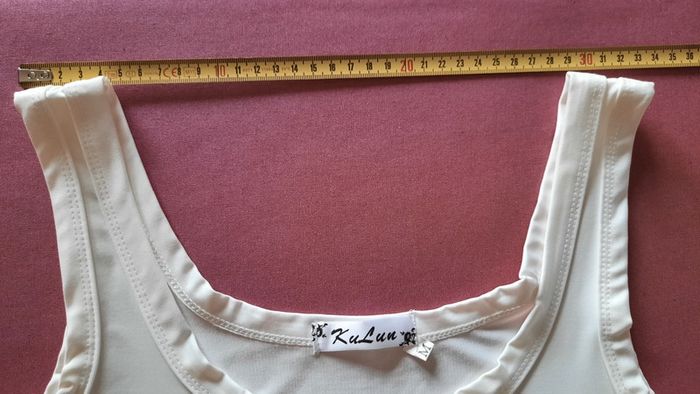 Robe d'été blanche et beige - photo numéro 3
