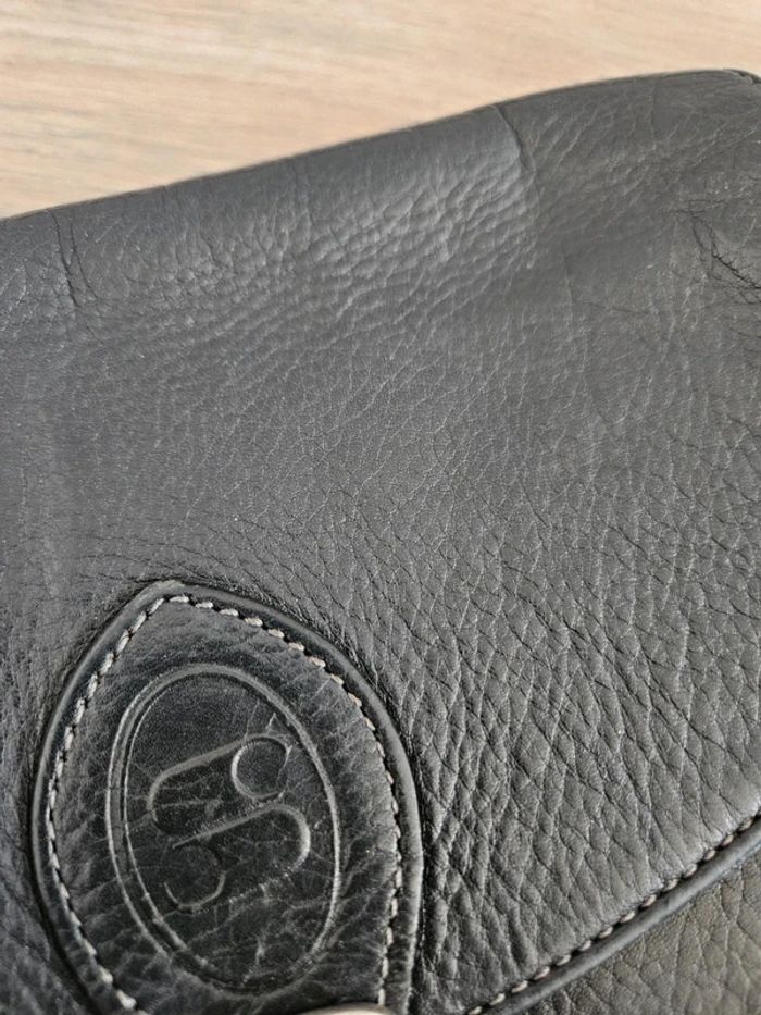 Sac à main en cuir Sabrina - photo numéro 7