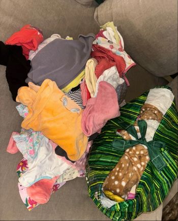 Énorme lot de 60/70 vêtements chaussures fille 9 à 18 mois