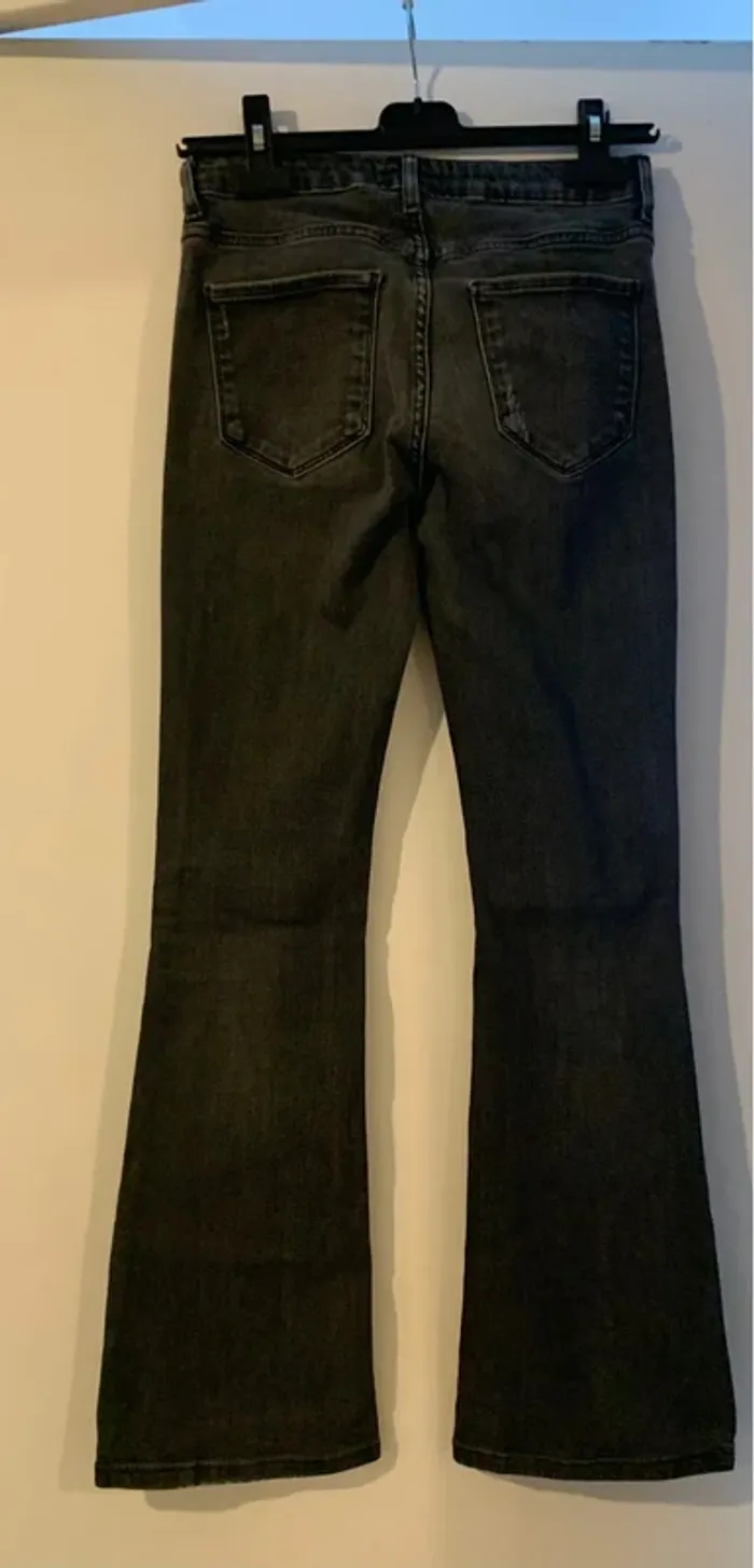 Jean’s gris Zara taille S/36 - photo numéro 2