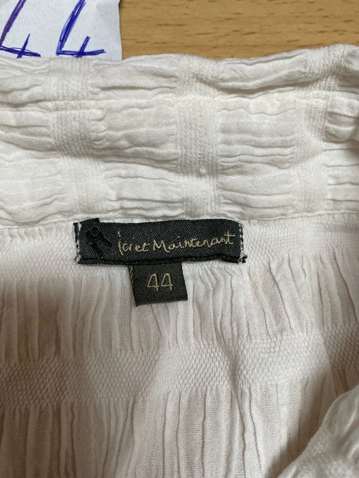 Chemisier blanc 44 Ici et Maintenant Neuf - photo numéro 4