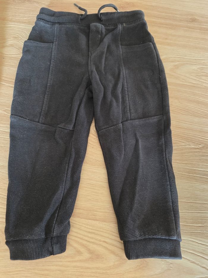 LOT 2 bas de jogging noir/gris  Orchestra 23 mois - photo numéro 2