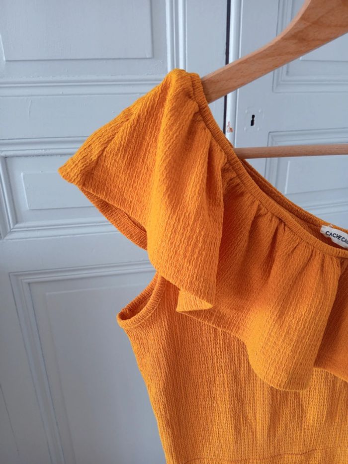 Robe d'été jaune moutarde - Cache-cache - - photo numéro 3