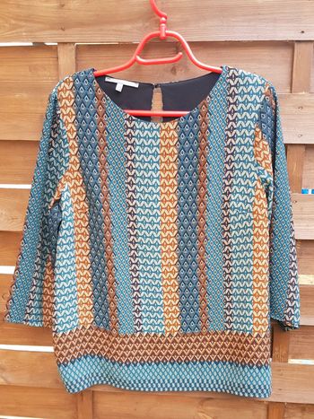 Blouse imprimée ethnique