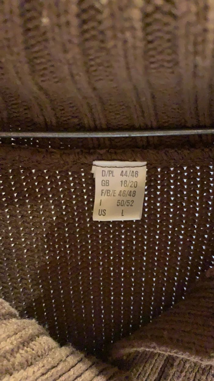 Veste longue épaisse marron 46/48 - photo numéro 2