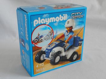 Playmobil - 3655 - Policier / Quad - NEUF