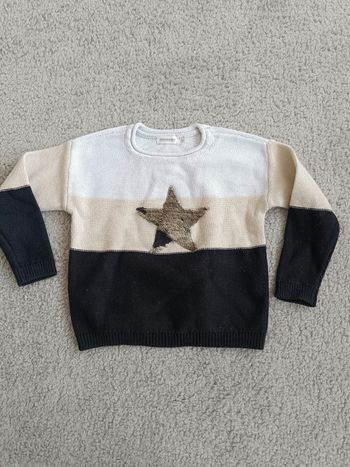 Pull étoile pailleté 