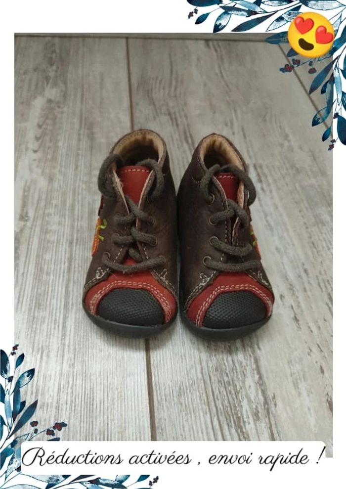 Chaussures bébé hérisson taille 17 - photo numéro 2