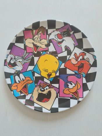 Assiette plate Titi et ses amis Warner Bros. en plastique