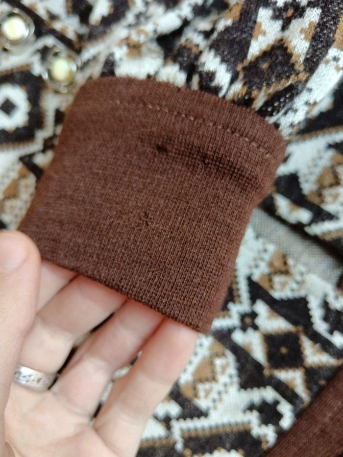 Ensemble trois pièces marron années 70 - photo numéro 19