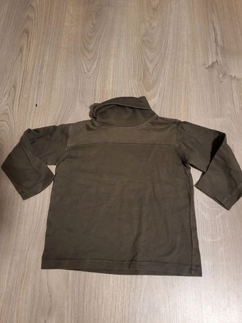 Col roulé garçon kaki 4 ans in extenso