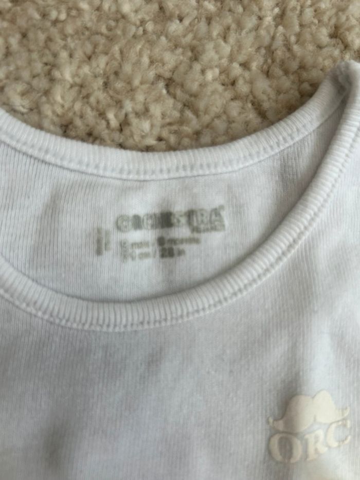 Lot de 2 bodys bretelles mixte- 9 mois - orchestra - photo numéro 3