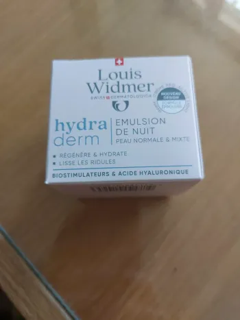 Louis widmer hydra derm émulsion de nuit 50ml