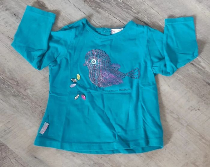 T-shirt manches longues DPAM 12 mois