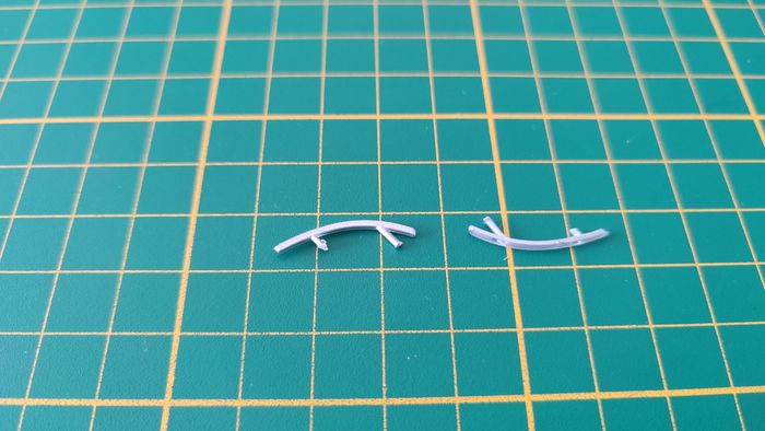 Lot x2 clignotants arrière pièce détachée miniature Jada Toys Dodge Viper SRT10 2008 1/24 1/24e 1/24 - photo numéro 2