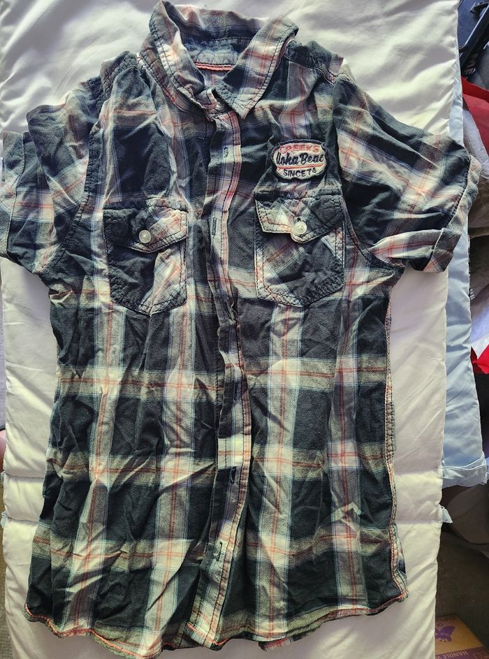 Chemise manche courte 12 ans