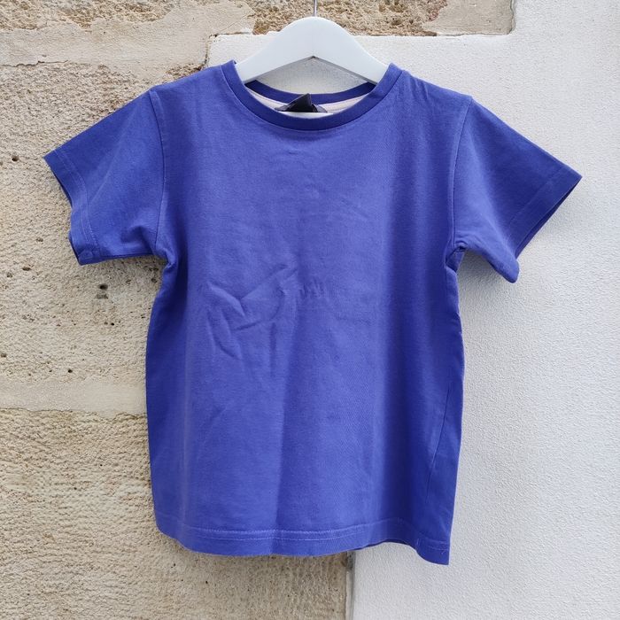 T-shirt garçon 4 ans H&M basique violet - photo numéro 2