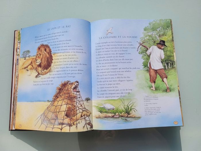Superbe livre 🐇 Les Fables de la Fontaine 🐢 L'intégrale, Pierre de soleil - photo numéro 4